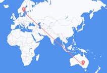 Vols de Mildura, Australie pour Stockholm, Suède