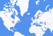 出发地 加拿大出发地 温莎目的地 芬兰库奥皮奥的航班