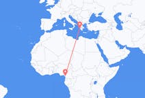 Flyrejser fra Douala til Zakynthos Island