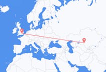 Flyreiser fra Kyzylorda, Kasakhstan til London, England
