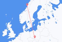 Loty z miasta Brønnøysund do miasta Katowice