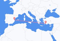 Flights from Dalaman in Turkey to Valencia in Spain