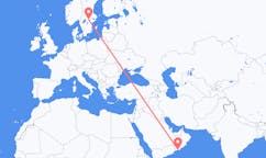 Flights from Salalah, Oman to Örebro, Sweden