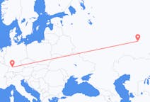 Flyg från Ufa, Ryssland till Stuttgart, Tyskland