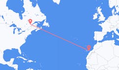 Flyg från Saguenay, Kanada till Ajuy, Spanien