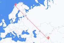 Fly fra Srinagar til Narvik