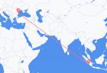 Flyrejser fra Bengkulu, Indonesien til Constanța, Rumænien