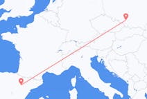 Flyg från Katowice, Polen till Zaragoza, Spanien