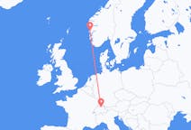 Flyg från Zürich, Schweiz till Bergen, Norge