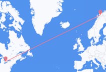 Flüge von London, Kanada nach Bardufoss, Norwegen