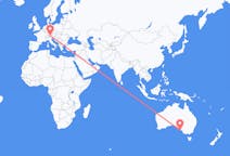 Flyreiser fra Kingscote, Australia til Innsbruck, Østerrike
