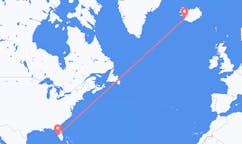 Flyg från Sarasota, USA till Reykjavik, Island
