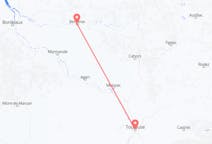 Flights from Bergerac, France to Toulouse, France