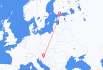 Flyrejser fra Zagreb til Tallinn