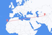 Flyrejser fra Samarkand til Lanzarote