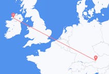Fly fra Salzburg til Donegal