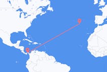 Flyreiser fra Panama by, Panama til Santa Maria, Portugal
