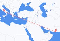 Flyreiser fra Gwadar, til Napoli