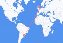 Flyreiser fra Punta del Este, Uruguay til London, England