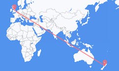 ニュージーランドのパラパラウムから、イングランドのノッティンガムまでのフライト