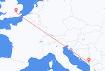 Flüge von London, nach Podgorica
