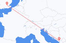 Flights from London to Podgorica