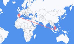 Flyg från Pontianak, Indonesien till Almeria, Spanien