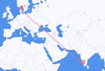 Flights from Kochi, India to Aarhus, Denmark