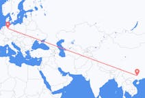 Flyg från Liuzhou, Kina till Hannover, Tyskland