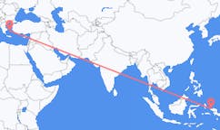 Flyreiser fra Sorong, Indonesia til Mykonos, Hellas
