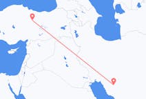 出发地 伊朗出发地 設拉子目的地 土耳其錫瓦斯的航班