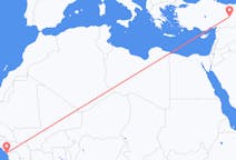 Flights from Conakry to Elazığ