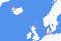 Fly fra Hamborg til Ísafjörður
