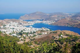가이드 투어 Patmos, 해변, 풍차, 수도원 및 코라