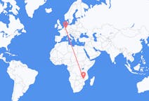 Flyreiser fra Tete, Mosambik til Köln, Tyskland