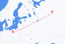 Fly fra Syktyvkar til Poznań