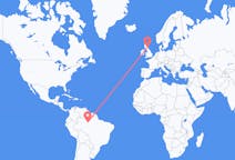 Flyreiser fra Manaus, Brasil til Edinburgh, Skottland