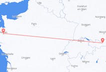 Flyreiser fra Innsbruck, Østerrike til Rennes, Frankrike