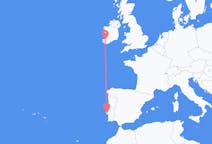 Vluchten van Killorglin, Ierland naar Lissabon, Portugal