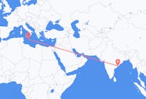 Flyg från Visakhapatnam, Indien till Malta (kommun), Malta