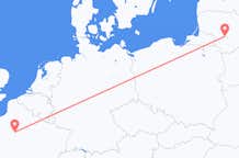 Flyg från Kaunas, Litauen till Paris, Frankrike