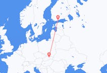 Vuelos de Poprad, Eslovaquia a helsinki, Finlandia