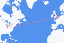 Flyrejser fra Louisville, USA til London, England