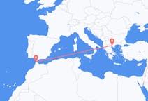 出发地 摩洛哥出发地 丹吉尔目的地 希腊塞萨洛尼基的航班