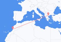Flights from Agadir, Morocco to Thessaloniki, Greece