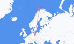Flyrejser fra Sørkjosen, Norge til Dresden, Tyskland