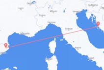 Flyg från Girona till Zadar