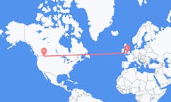 Flyreiser fra Kalispell, USA til Southampton, England