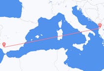 Flights from Seville to Tirana
