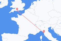 Flyreiser fra Bournemouth, England til Pisa, Italia